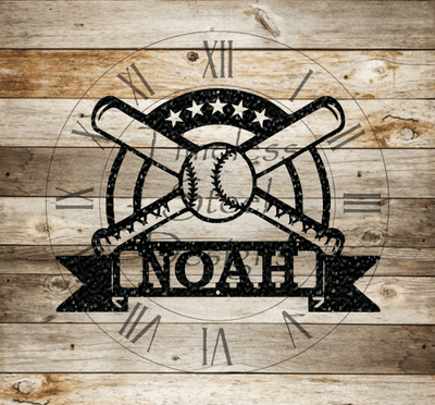 Baseball Personalized Sign - Timeless Steel Designs