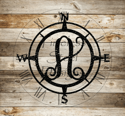 Compass Monogram - Timeless Steel Designs