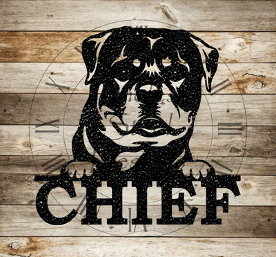 Rottweiler Personalized Sign - Timeless Steel Designs