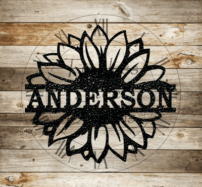 Sunflower Personalized Sign - Timeless Steel Designs