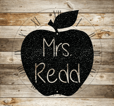 Teachers Personalized Apple Sign - Timeless Steel Designs